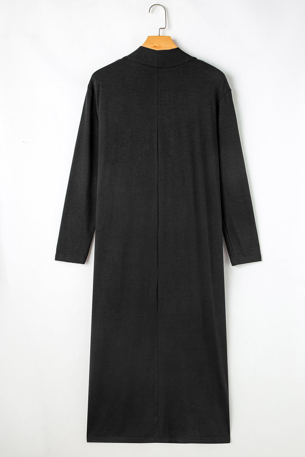 Long Cardigan Split Cardigan and Skinny Pants Lounge Set