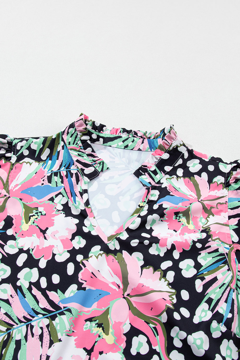 Women's Dresses with Embellished Layered Mini Floral-Print