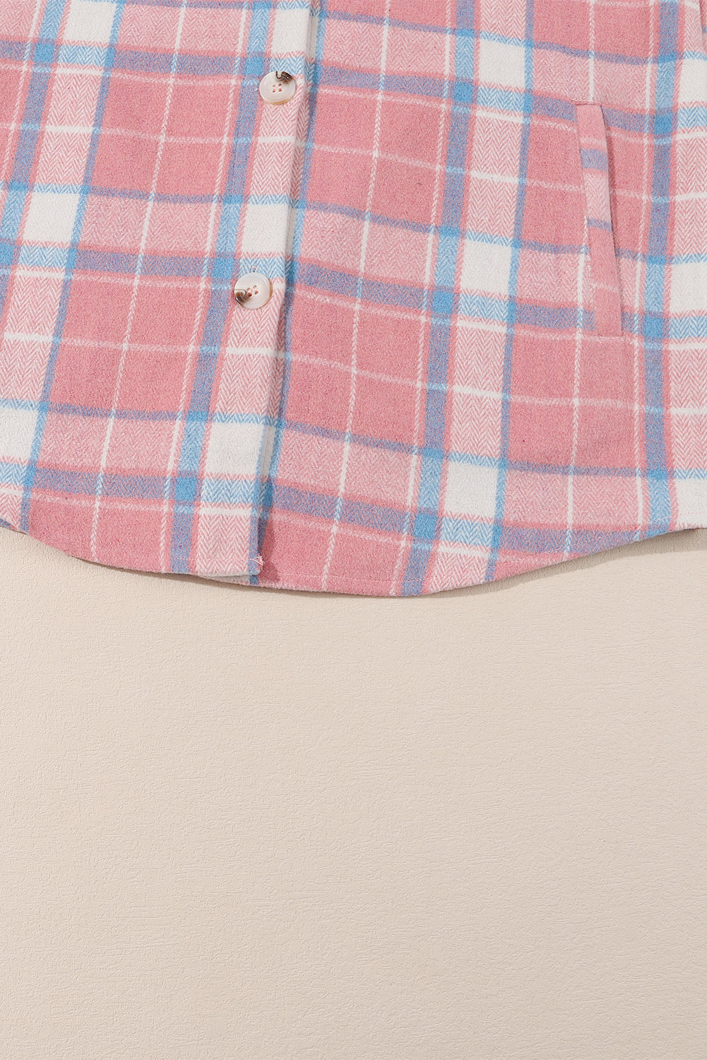 Women's Plaid Flap Pocket Flannel Shacket