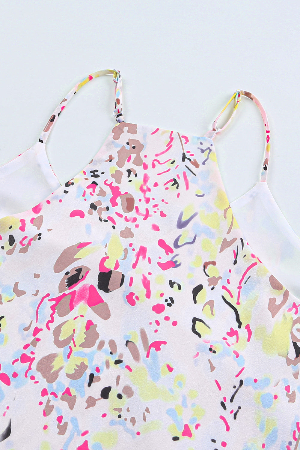 Women's Spaghetti Straps Floral-Print Tank Top
