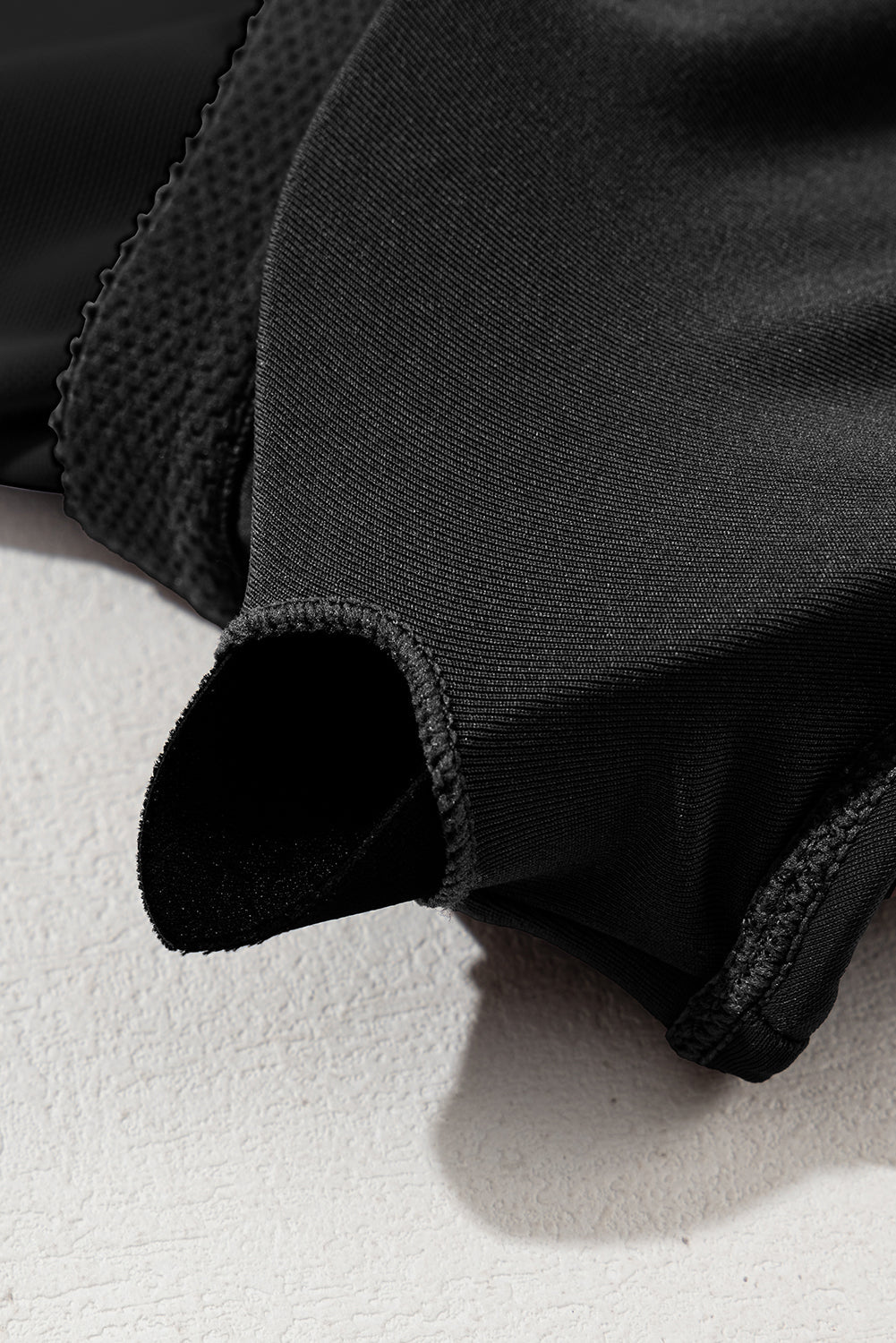 Grommet Shoulder Strap Pleated Swim Dress