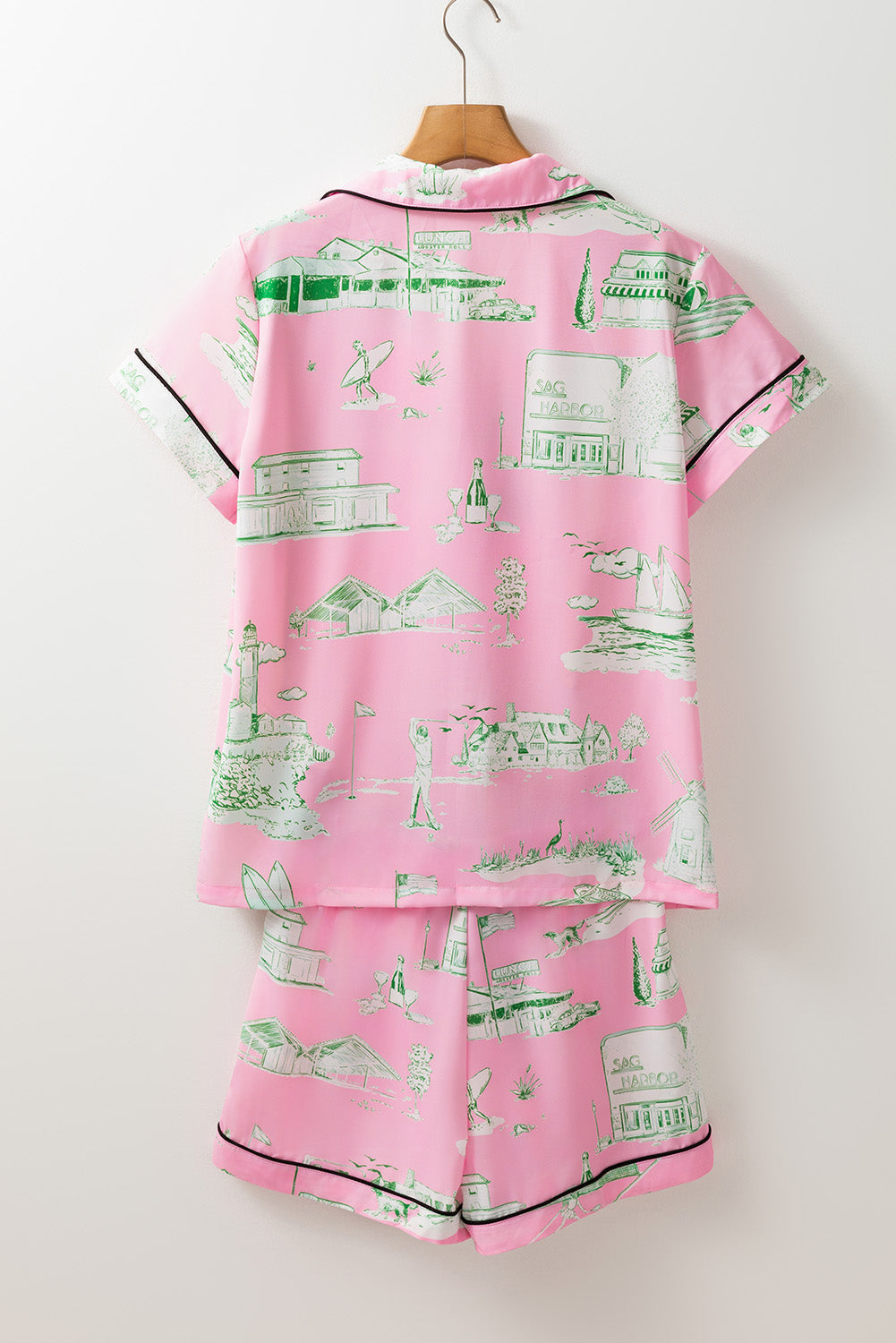 Holiday 2pcs Resort Short Pajama Set