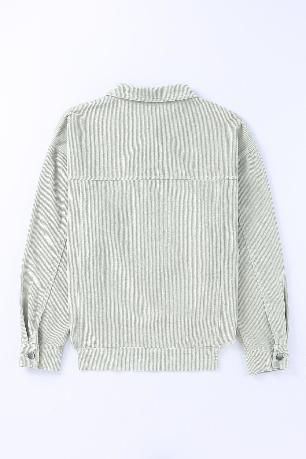 Women's Jacket with Raw-Edge Flap Cropped