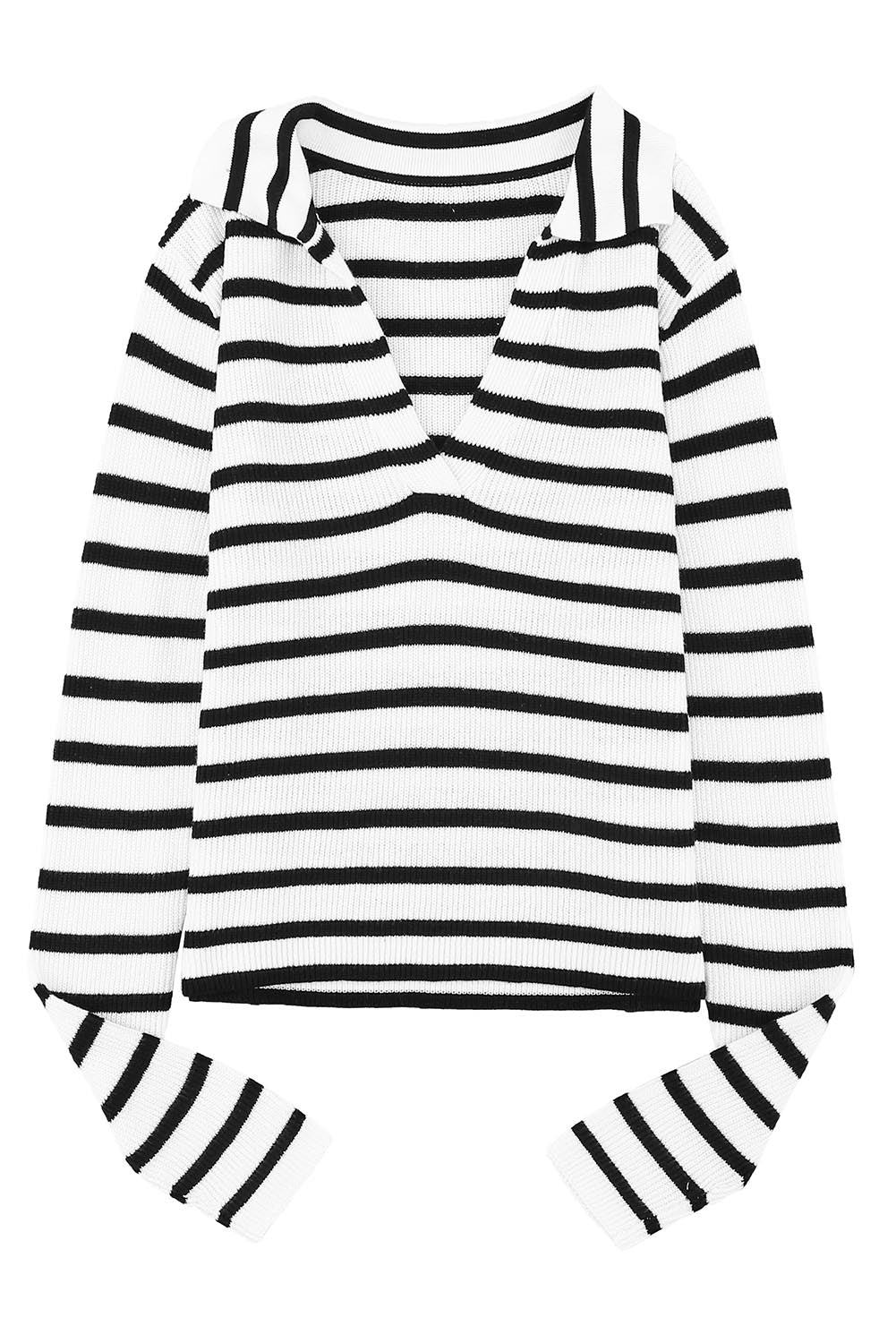 Women's Everyday Collared Lightweight Knitted Sweater