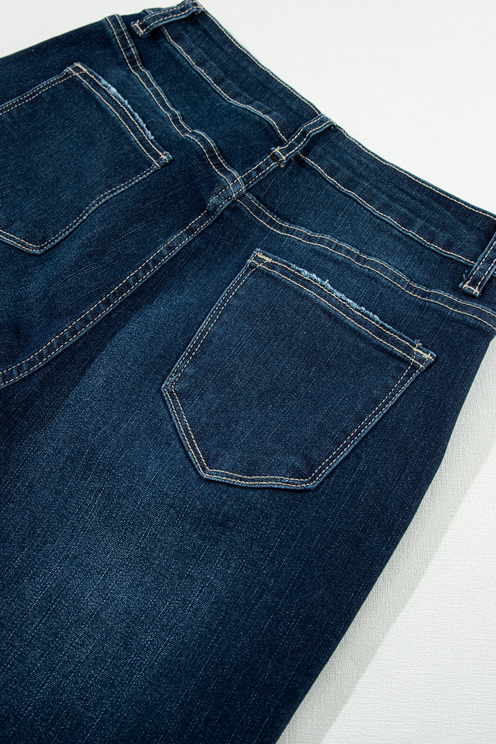 Jeans for Women Ripped Flared High Rise