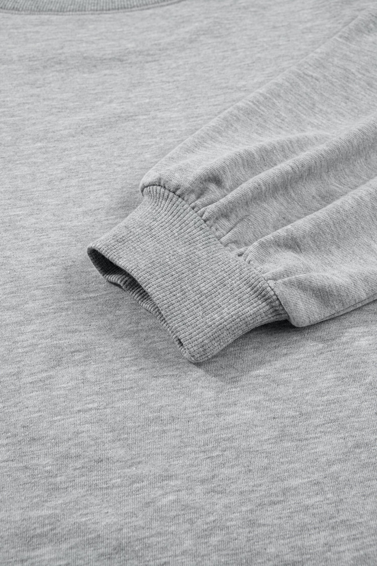 Grey Sequin Medium Sequin Western Ghost Print Sweatshirt