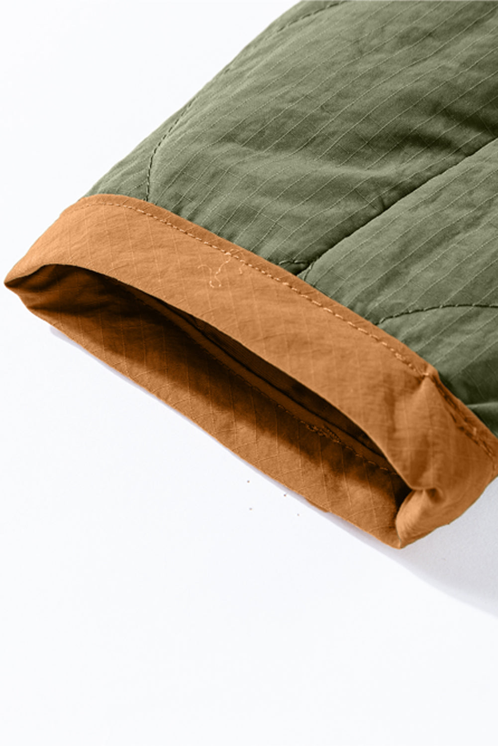 Women's Jacket Featuring Stitching Quilted Drawcord
