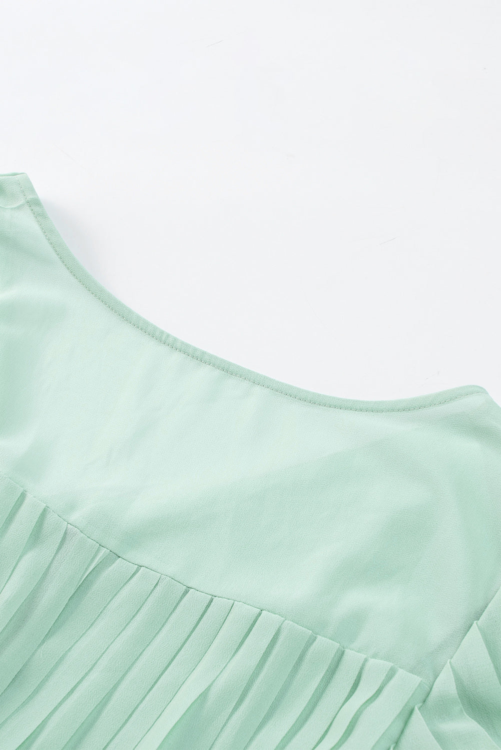Women's Romper Featuring Buttons V Neck Ruffle-Trimmed Tie Waist