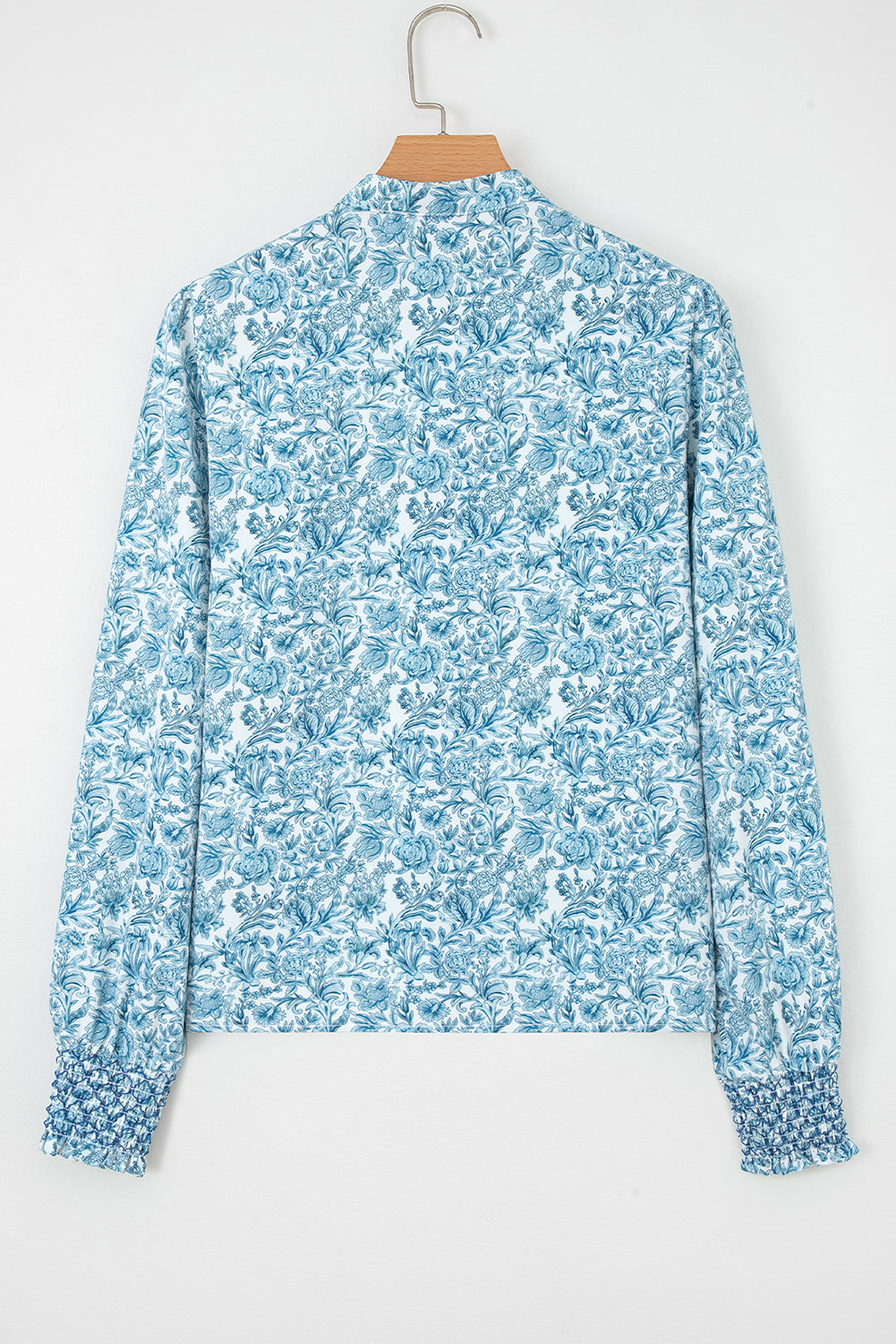 Floral All Over Puff Sleeve Shirt