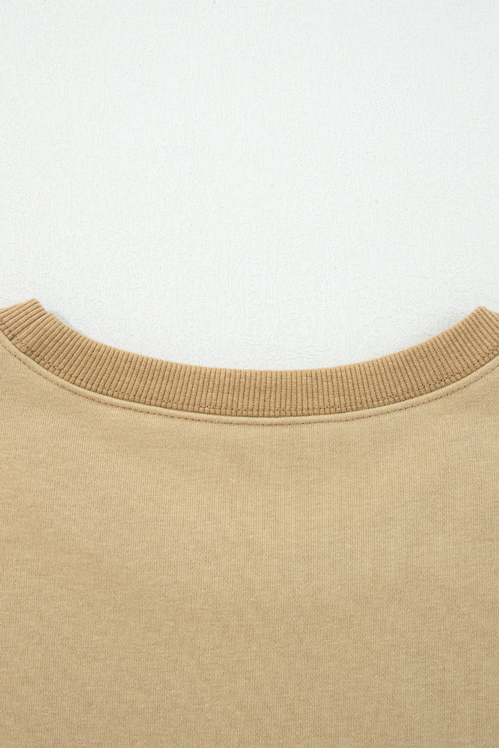 Patchwork Contrast Star Exposed Seam Uneven Hem Drop-Shoulder Sweatshirt