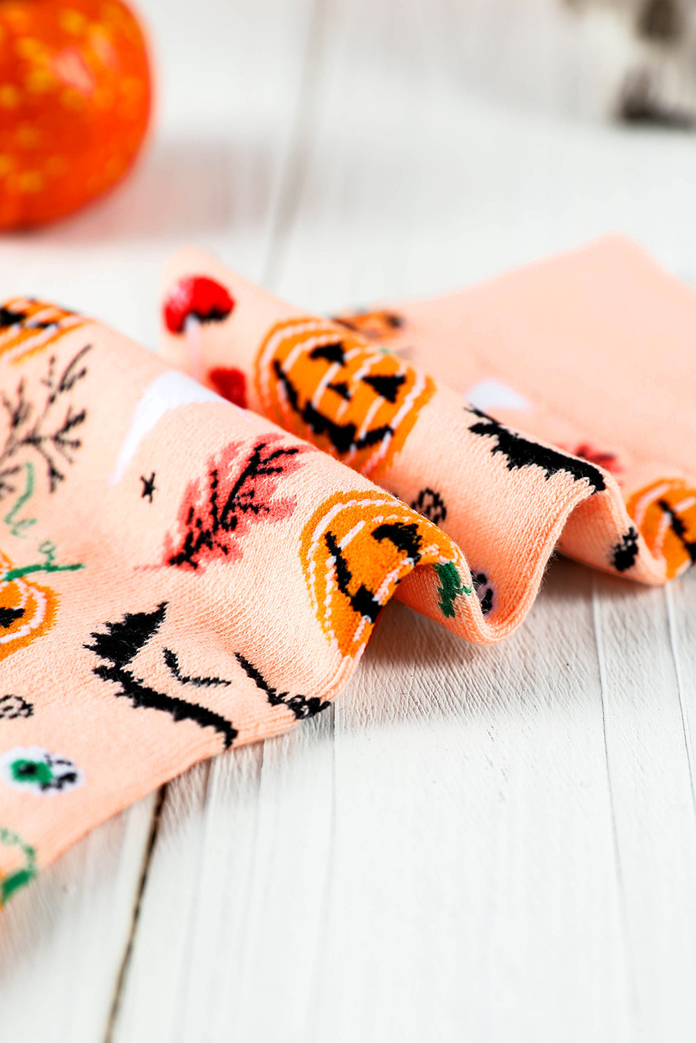 Spooky Season Halloween Element Print Socks
