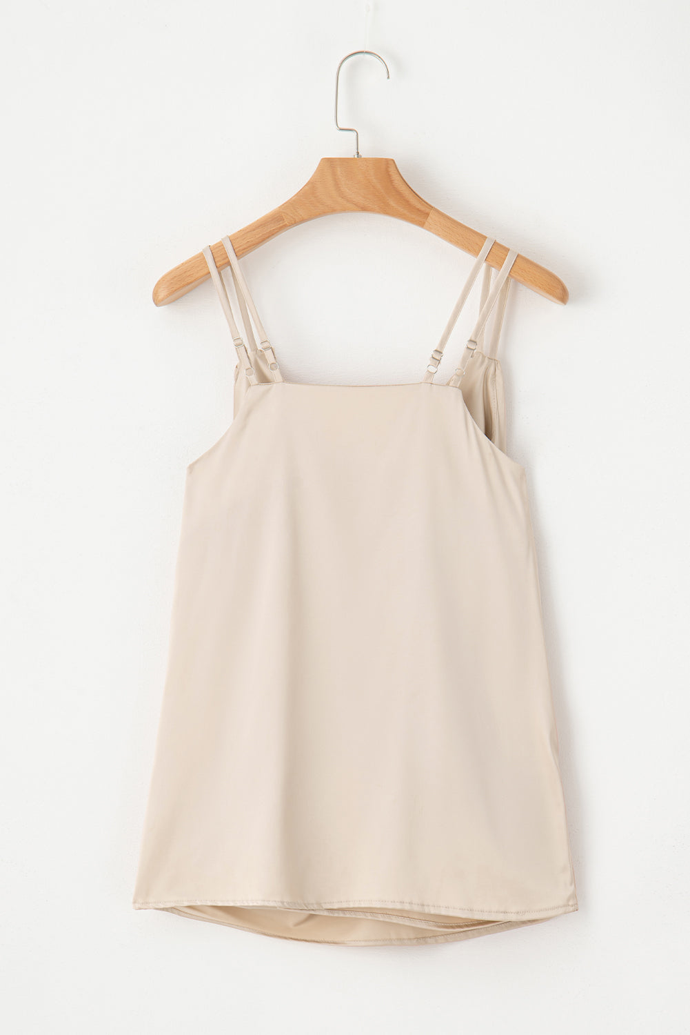 Women's Top Featuring Wrap Ruched Satin Camisole