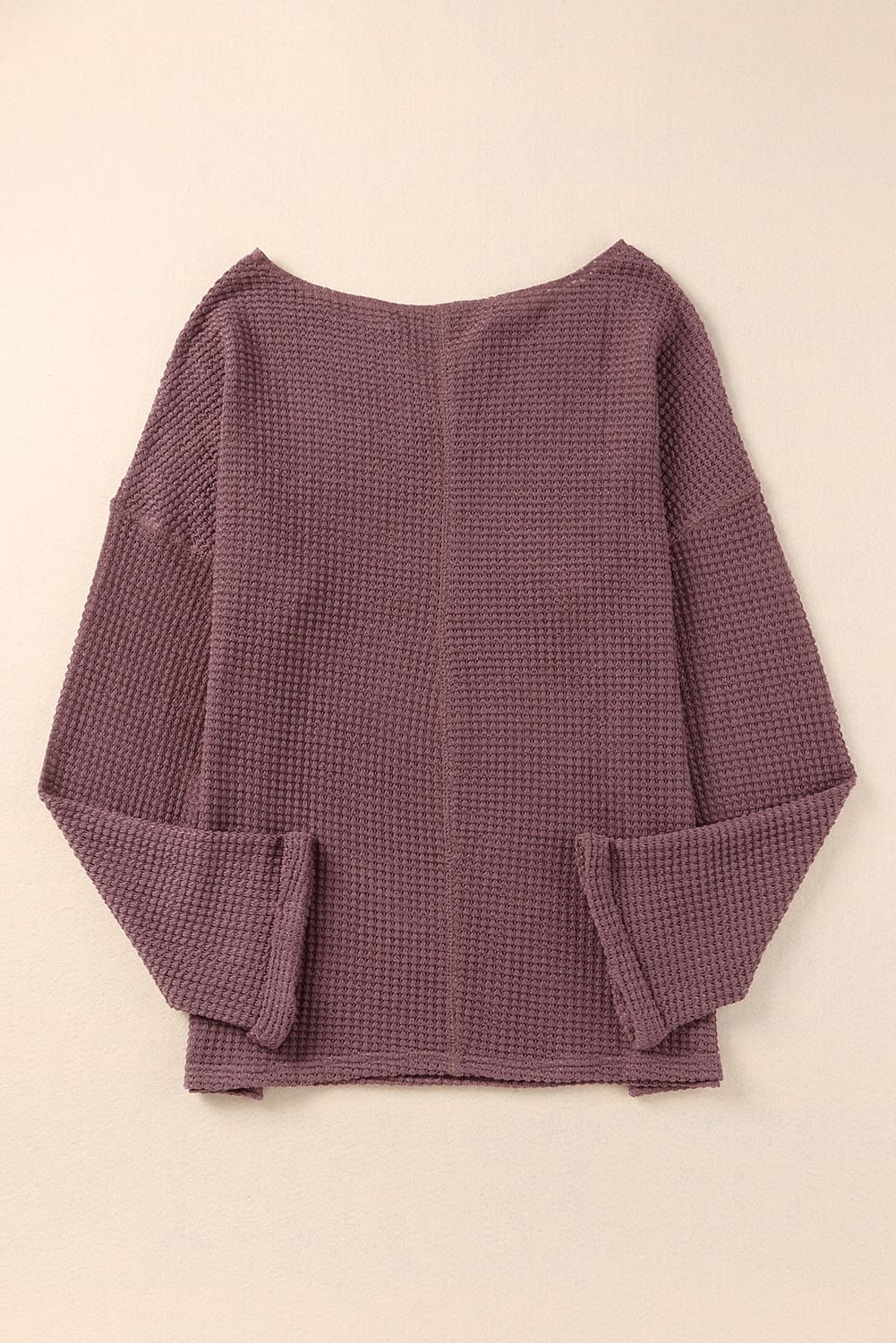 Top for Women Loose Long-Sleeve Knitted