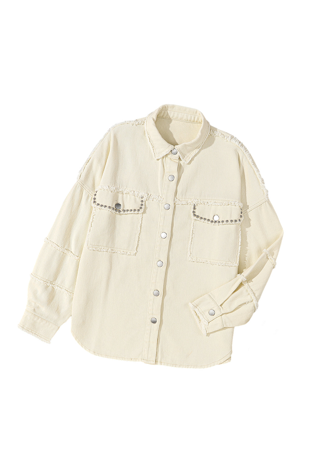 Women's Frayed Exposed Denim Jacket