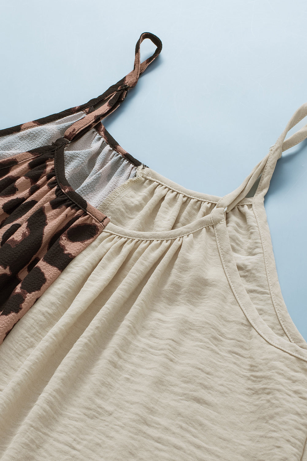 Women's Patchwork Spaghetti Strap Tank Top