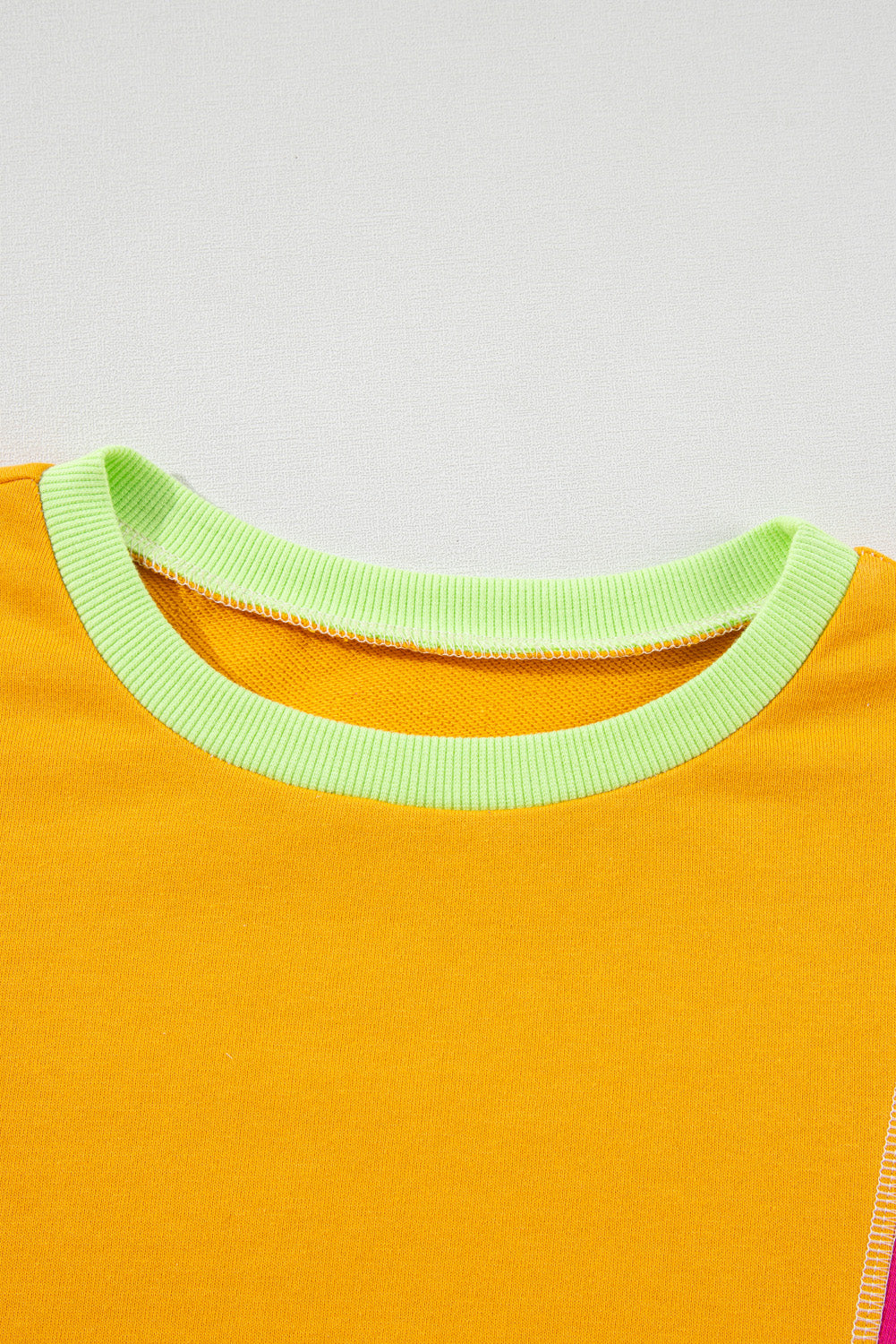 Women's Plus Size Exposed Seam Sweatshirt
