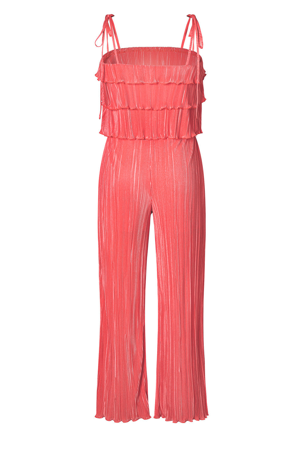 Women's Camisole Pleat-Detail Wide-Leg Pants Set