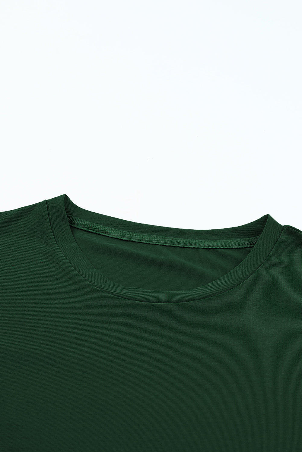 Tee for Women Everyday Plain Crew Neck Everyday Style