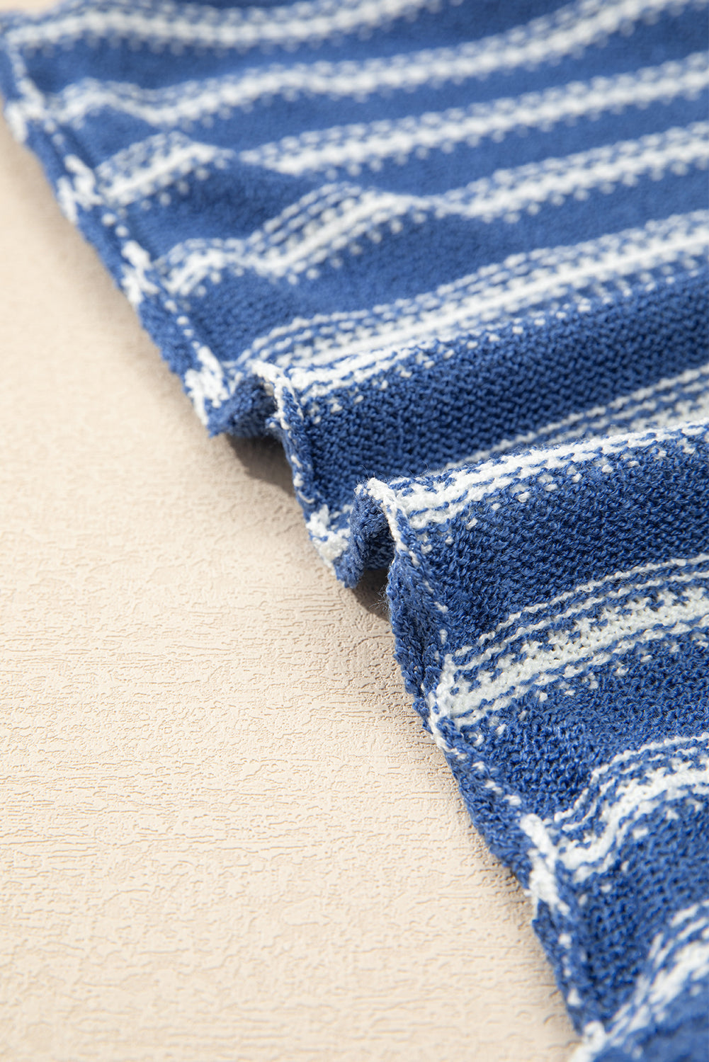 Women's Sweater Featuring Dropped-Shoulder Round Neck Plus Size
