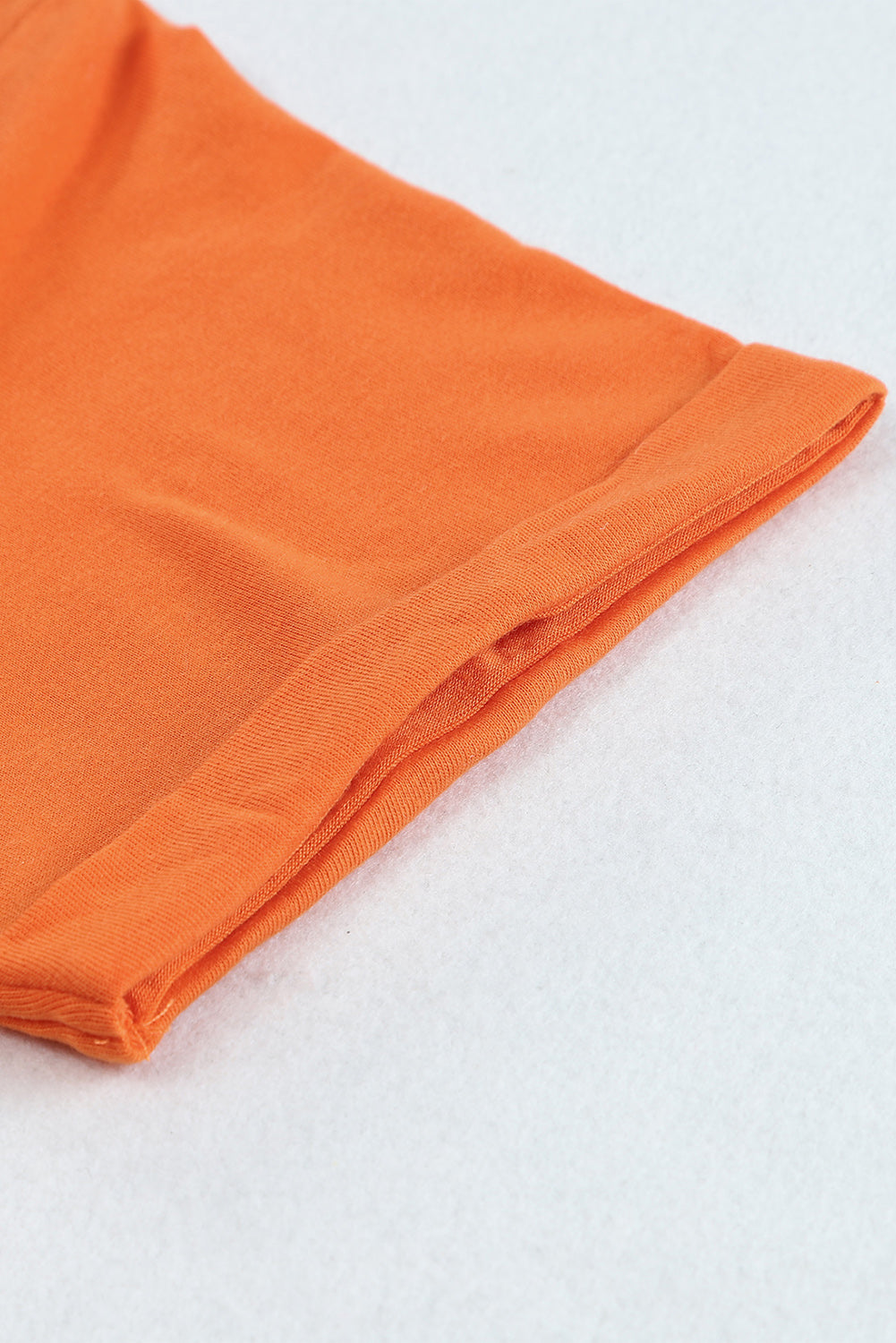Tee for Women Crew Neck Solid Color