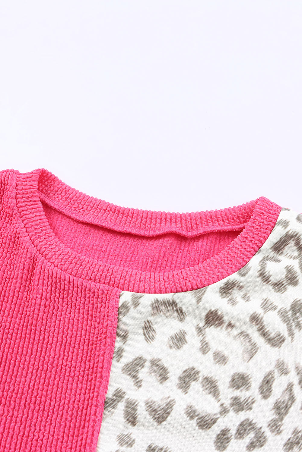 Top for Women Rib-Knitted Long-Sleeve