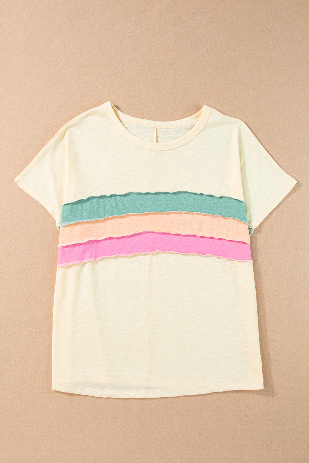 Women's Patchwork Plus Size T Shirt