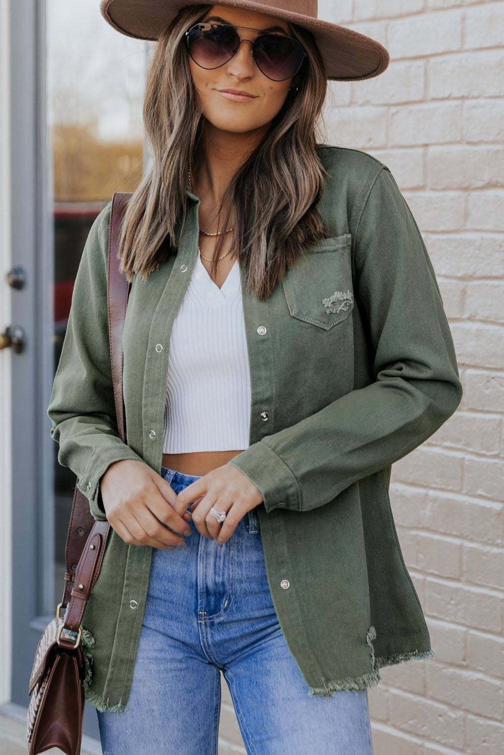 Ripped Denim Jacket