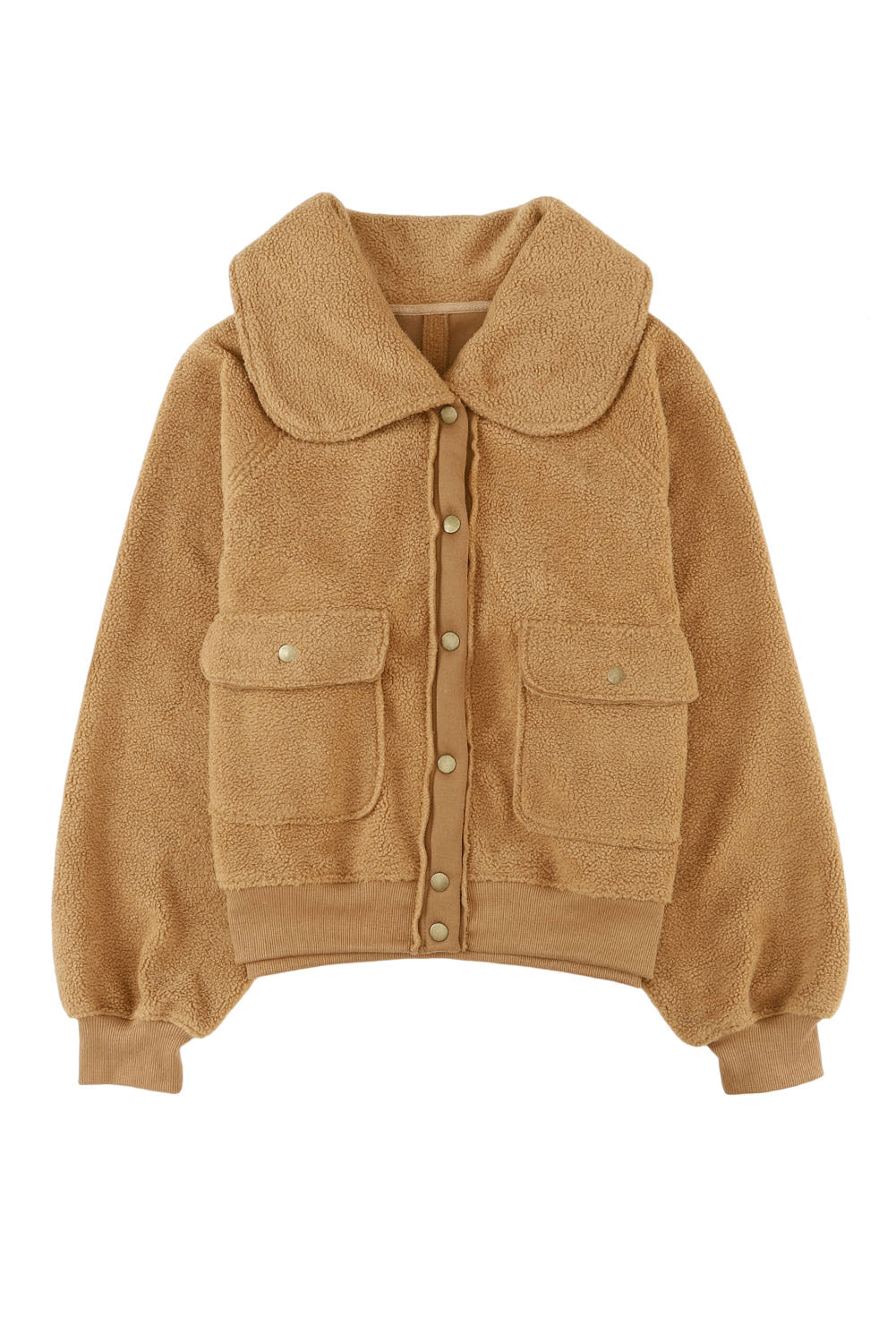 Women's Jacket with Flap Pocket Spread Fleece