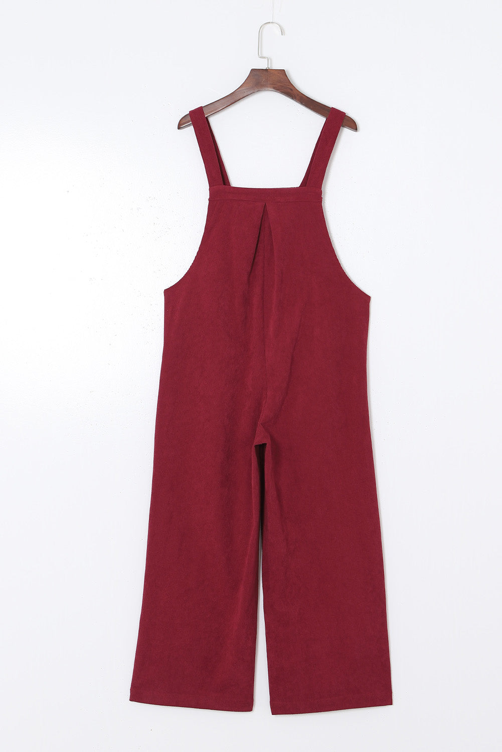 Women's Overalls Featuring Bib Cord Wide-Leg