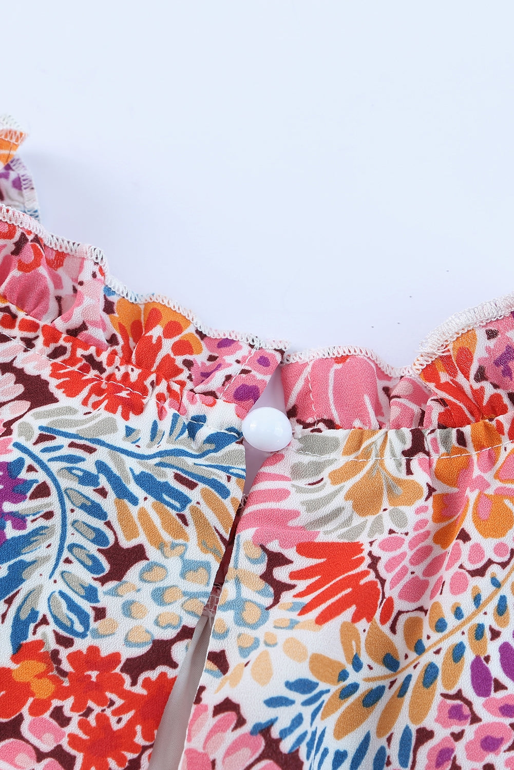 Women's Tank Top Featuring Floral-Print Print Relaxed