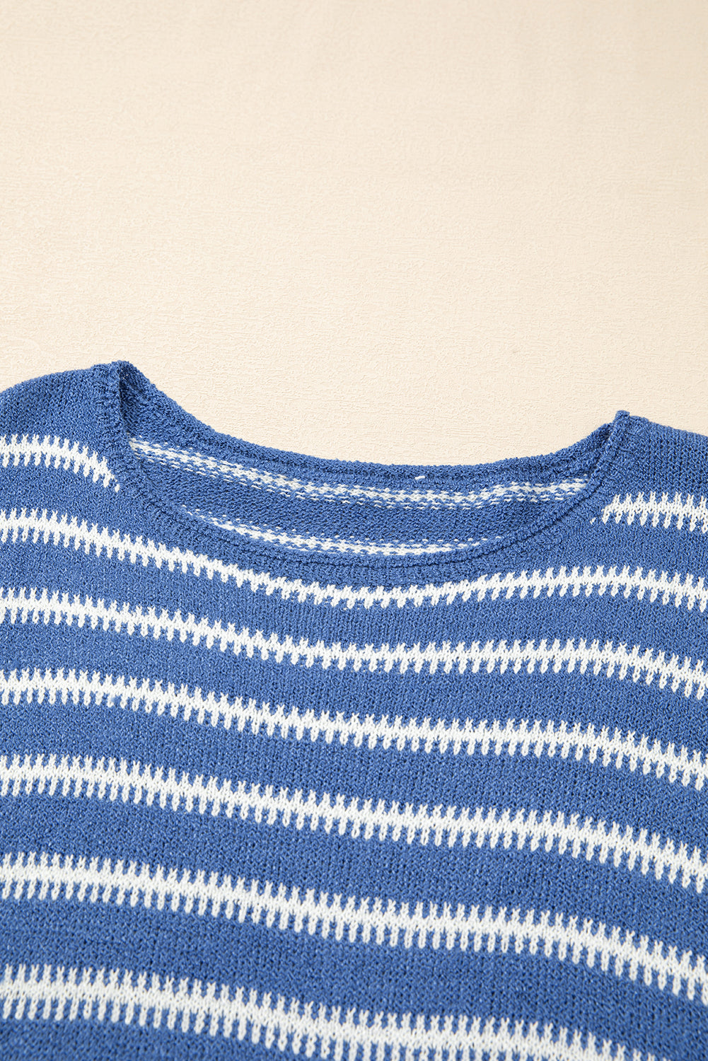 Women's Sweater Featuring Dropped-Shoulder Round Neck Plus Size