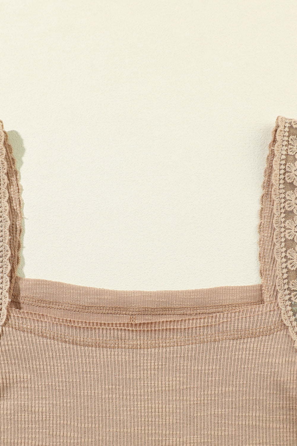 Women's Knit Top Featuring Floral-Print Gauze Rib-Knitted