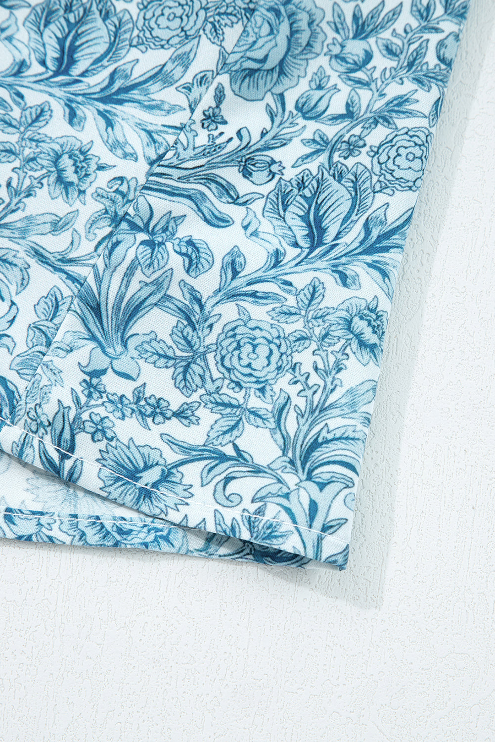 Floral All Over Puff Sleeve Shirt