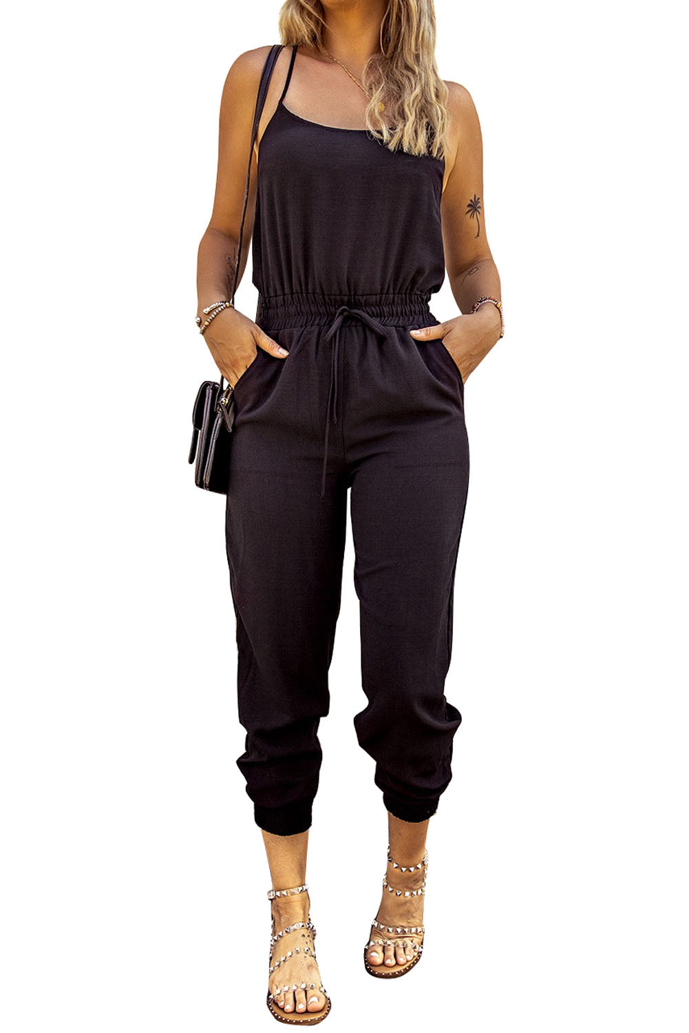 Jumpsuit for Women Spaghetti Straps