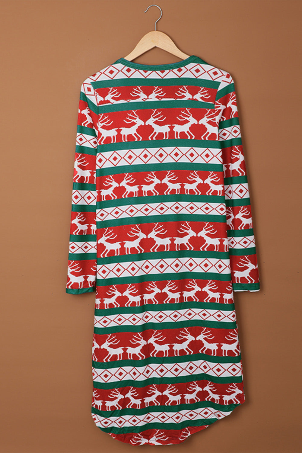 Women's Long Cardigan Featuring Christmas