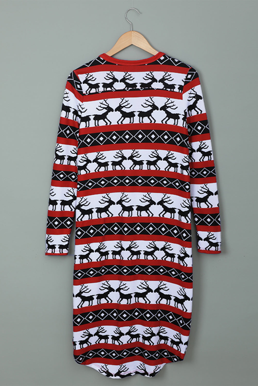 Women's Long Cardigan Featuring Christmas