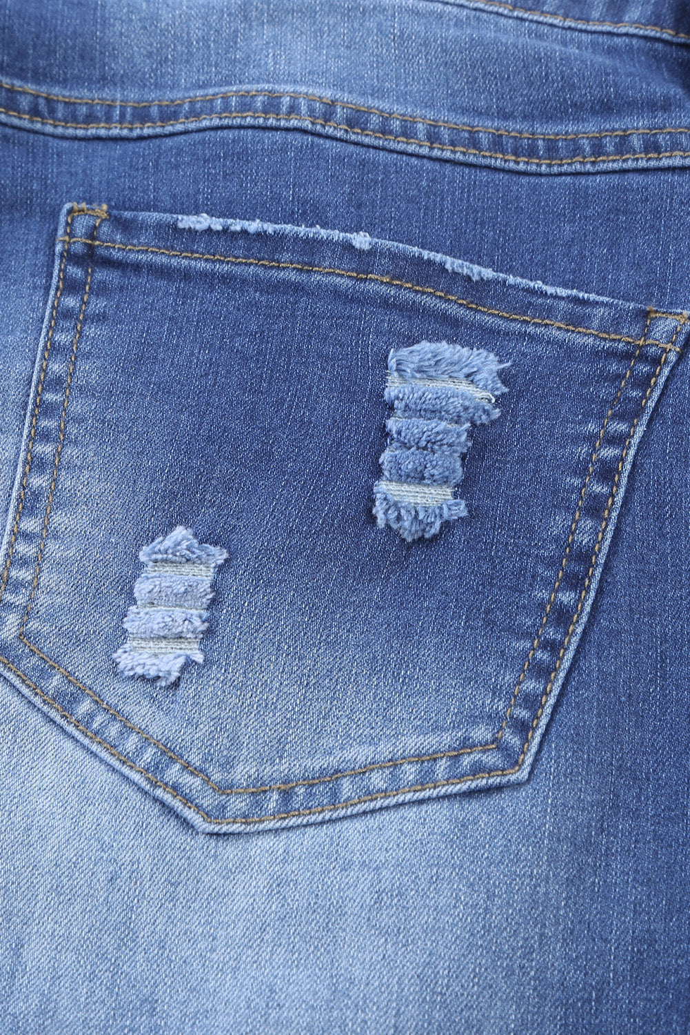 Women's Jeans Featuring Boyfriend Fashion Blue Ripped Plaid Straight Legs