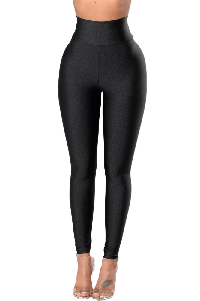 Cincher for Women High Rise Tight Leggings with Waist Fashion Black