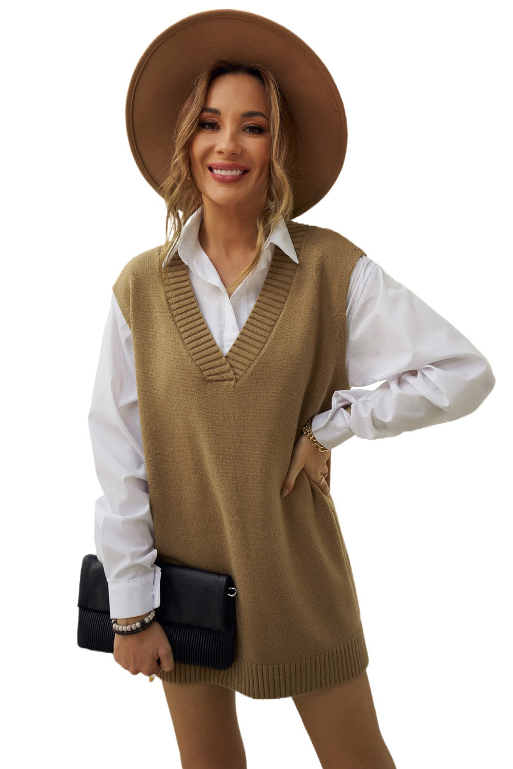 Sweater for Women Pullover Vest Knitted