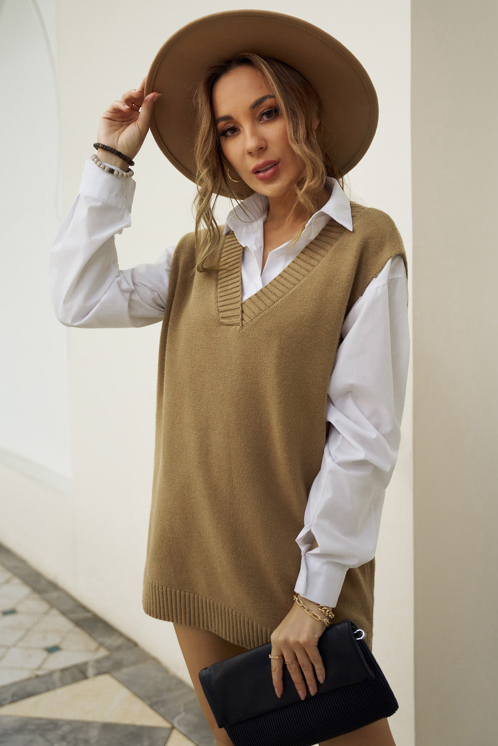Sweater for Women Pullover Vest Knitted