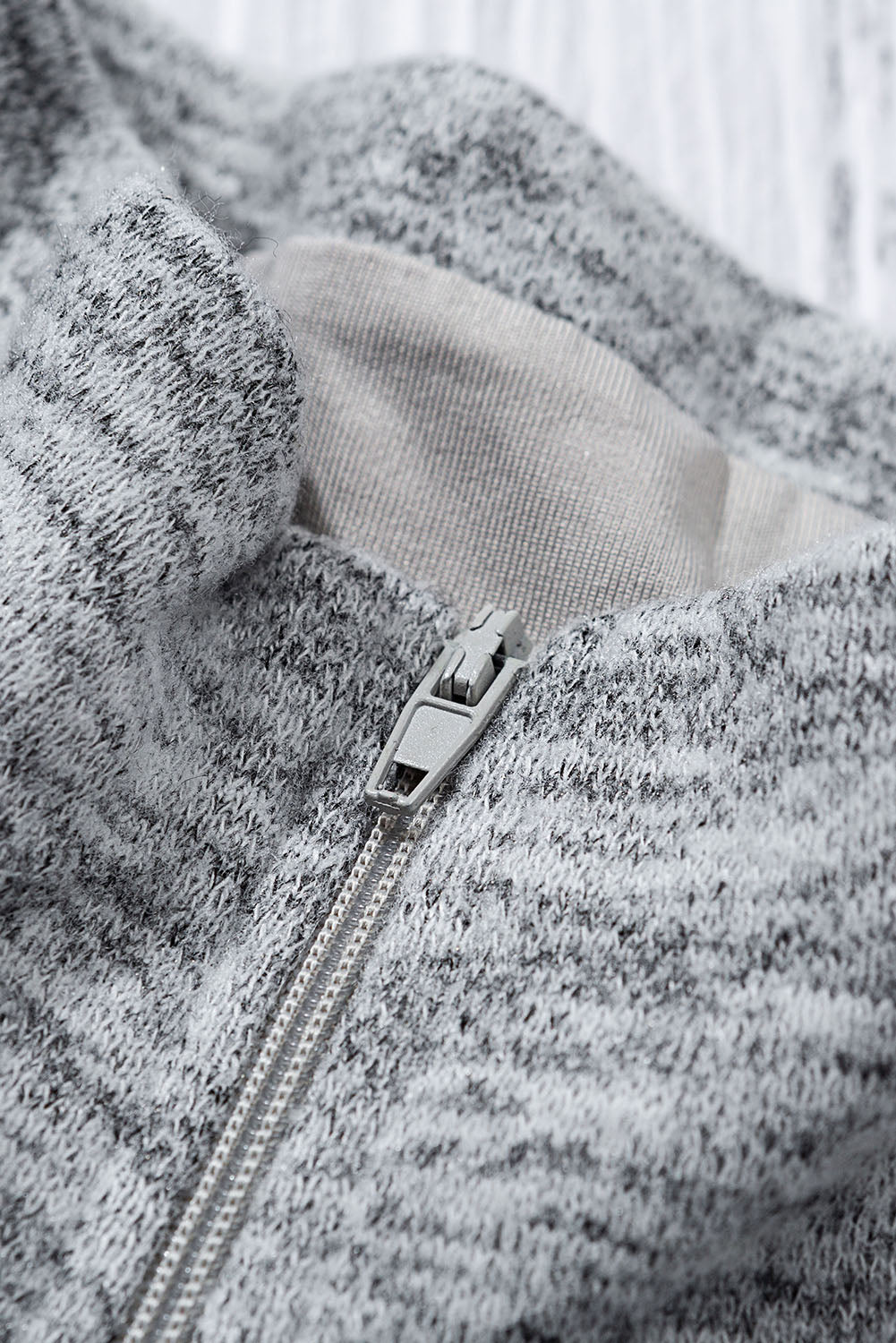 Women's Pullover Sweatshirt Featuring Women's Everyday Gray Quarter Zip