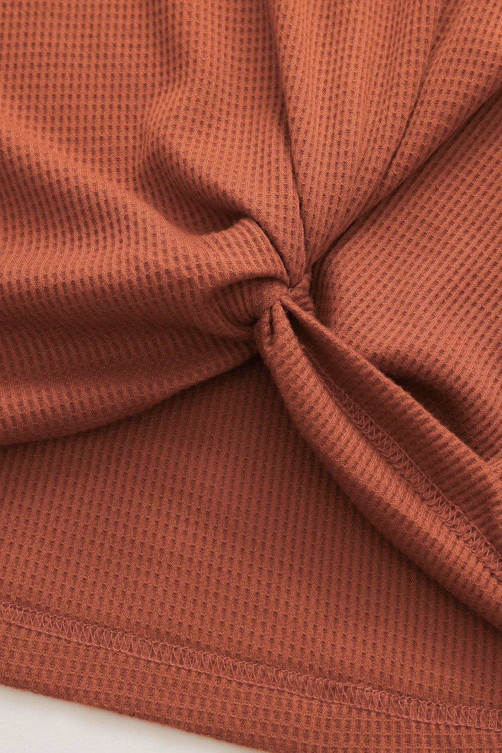 Women's Knitted Orange Blouse