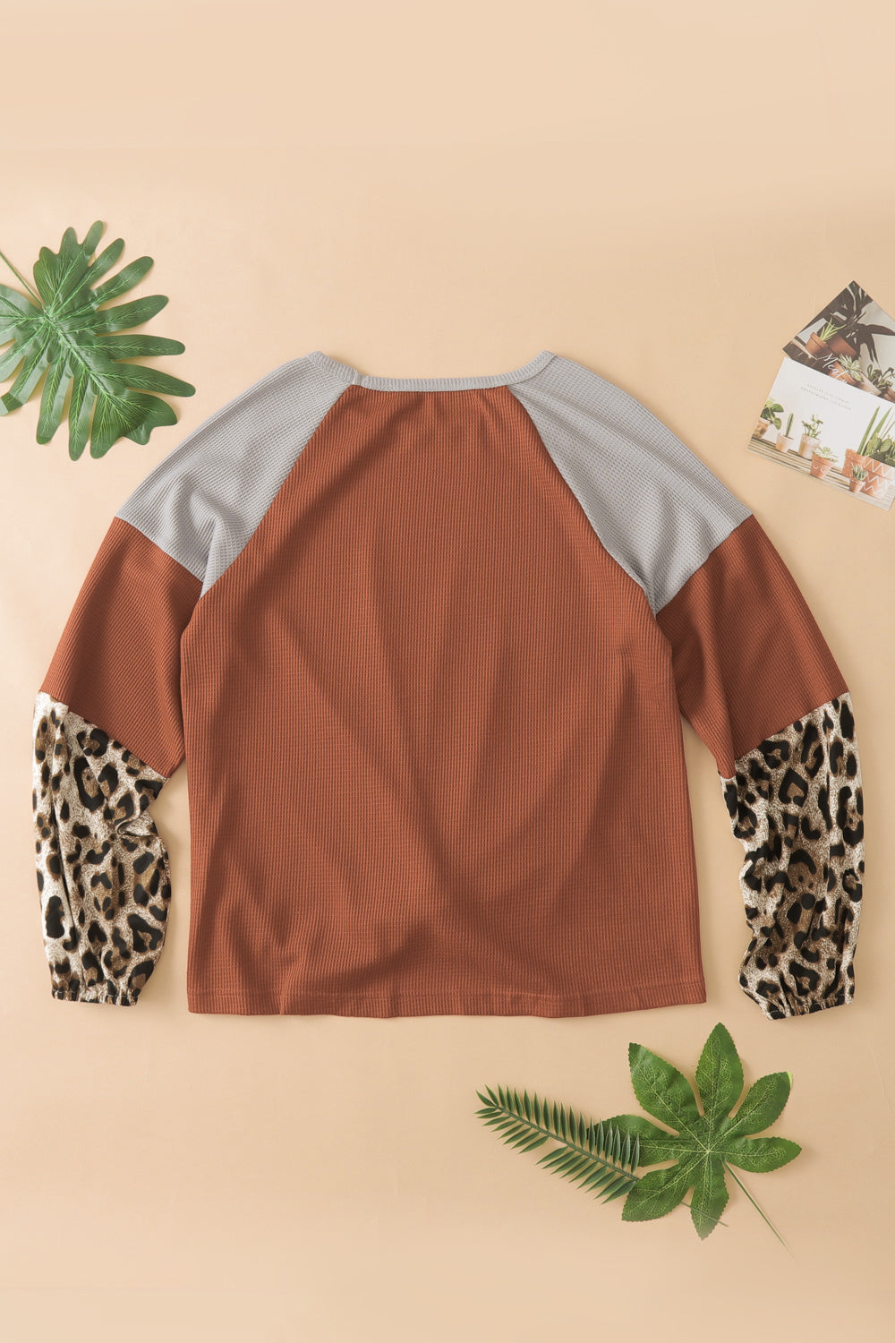 Women's Knitted Orange Blouse