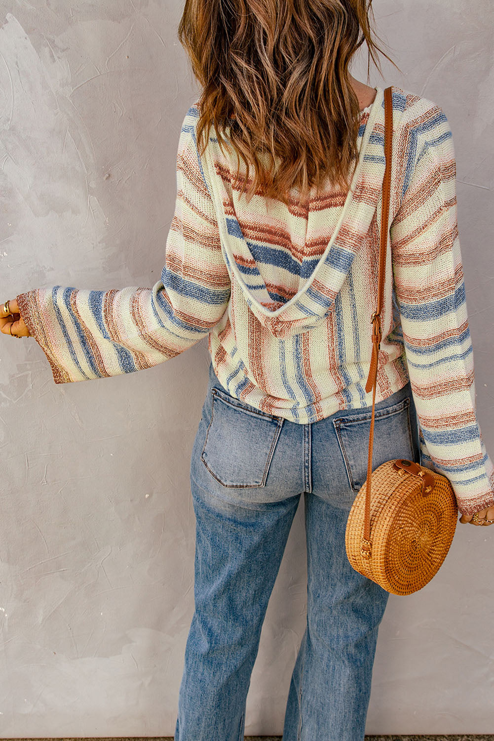 Women's Hooded Sweater Featuring Kangaroo Pocket