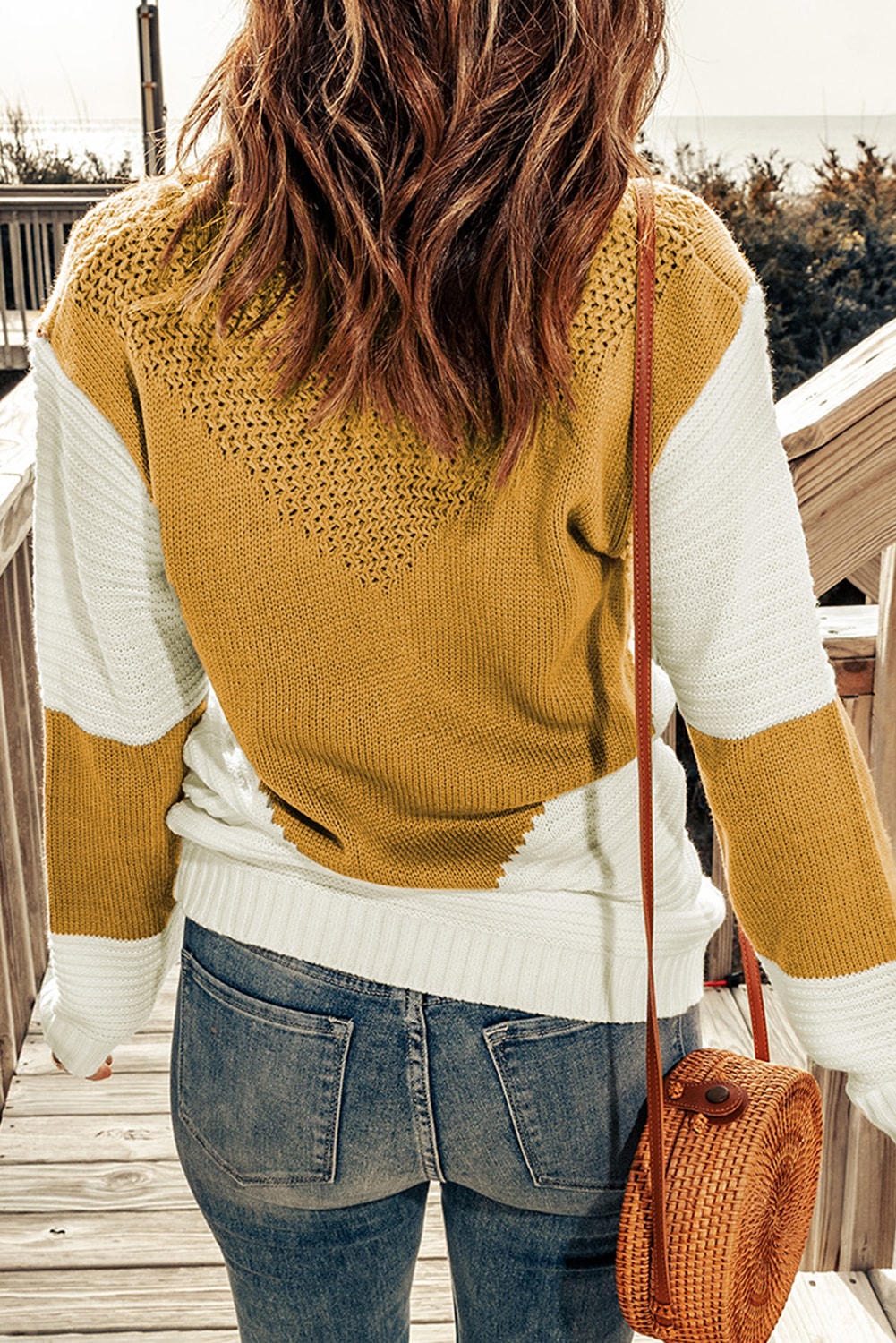 Women's Chevron Pullover Sweater