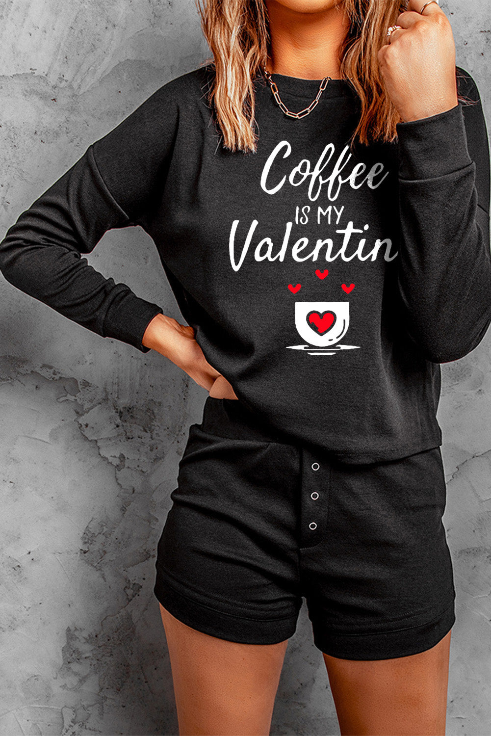 Set for Women Coffee IS MY Valentine Lounge