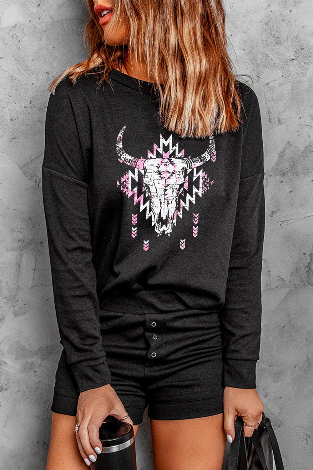 Loungewear for Women Western Steer Shorts
