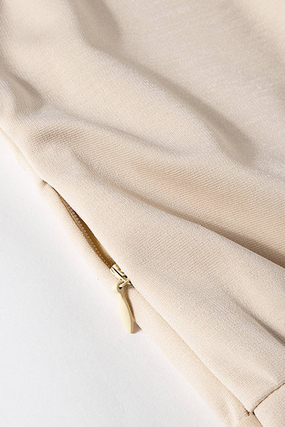 Leg Jumpsuit for Women Apricot Oh So Glam Belted Wide