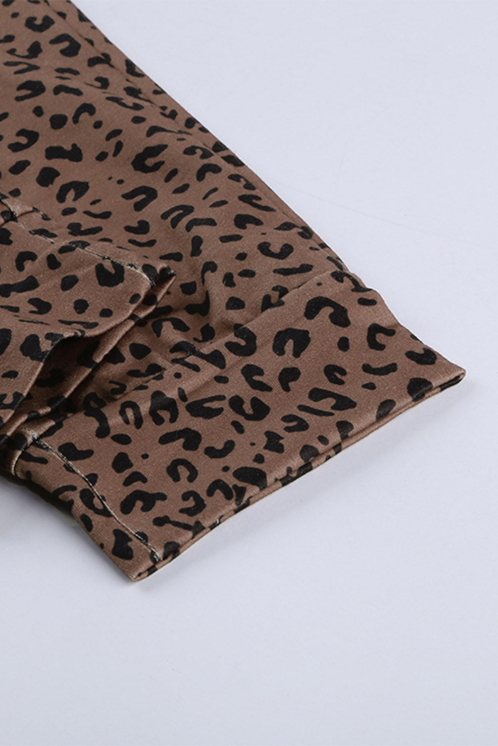 Women's Leopard-Print Women's Everyday Brown Breezy Joggers