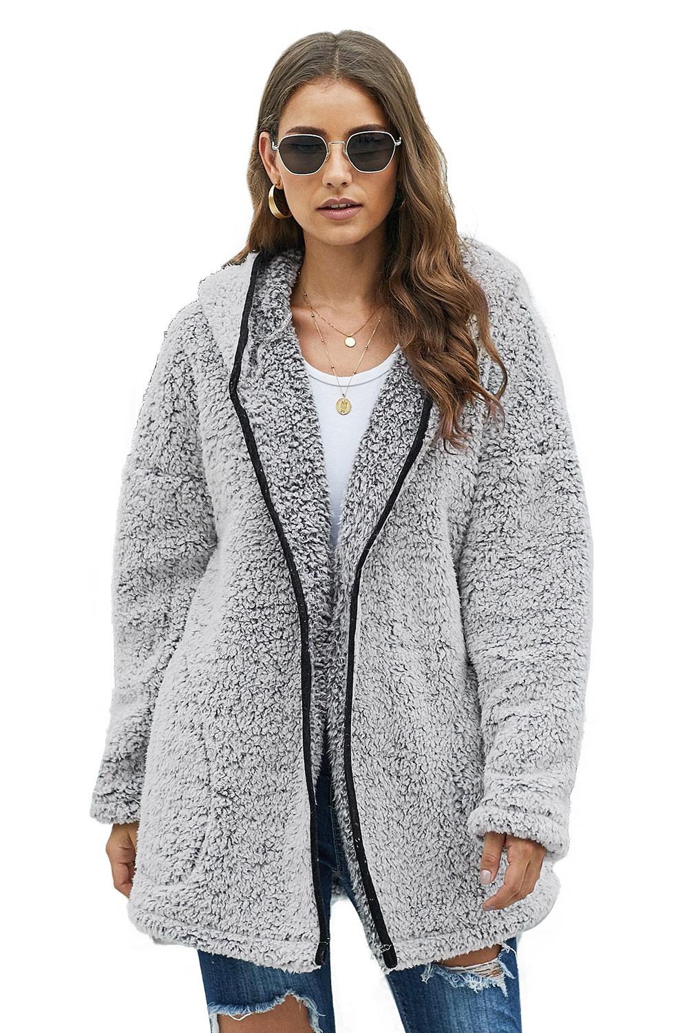 Coat for Women Waiting Dark Gray Wubby Women's Winter Leave Them